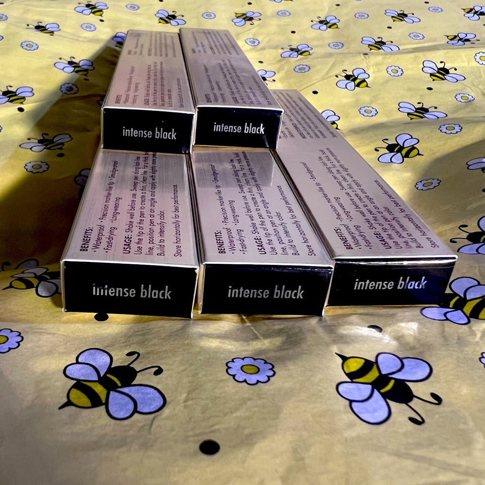 Set of Five Stila SAD Liners in Intense Black - NEW